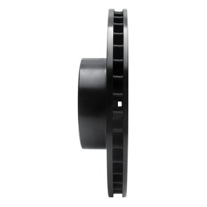 BMW 850CI Brake Rotor (1) - Front Right - R1 Concepts - Drilled & Slotted - Black - `91-`01